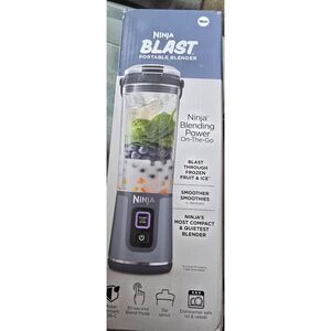 Ninja Blast 18oz Portable Blender Navy Denim Blue BC151NV Travel BPA Free BNIB